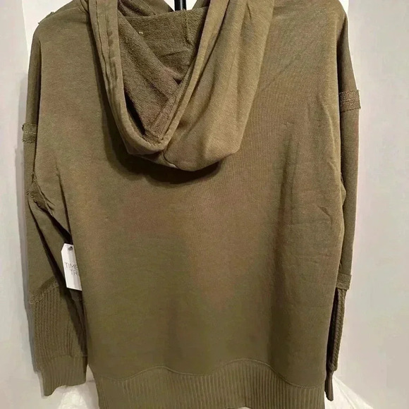 Time and Tru Waffle Hoodie- Size L- Green - Picture 4 of 5